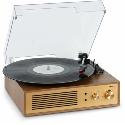 Auna Berklee TT Classic, gramofon, jermenski pogon, 33 1/3 in 45 vrtljajev na minuto, stereo zvočniki