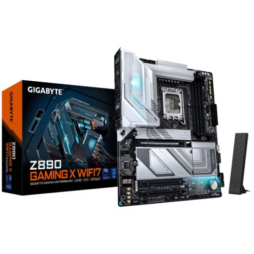 Gigabyte Z890 GAMING X WIFI7, DDR5, SATA3, USB4, DP, 2.5GbE, WIFI 7, LGA1851 ATX Cene