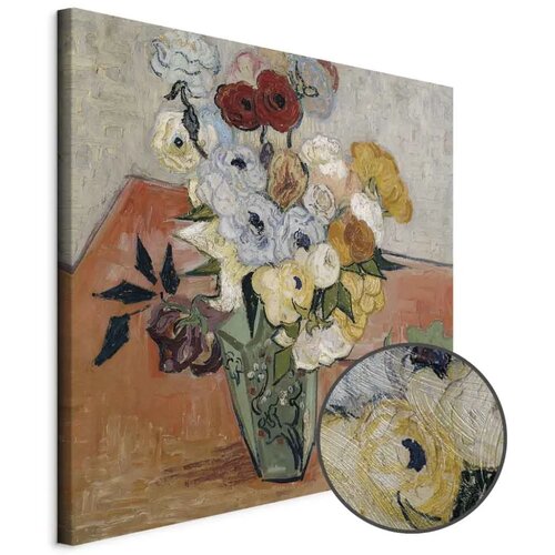  Slika - Vincent Van Gogh &ndash; Stilllife with Japanese vase  roses and anemones 60x60 Premium Print Cijene