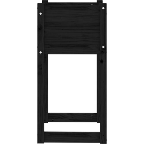  Sadilica crna 40x40x81 cm od masivne borovine Slike