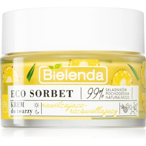Bielenda Eco Sorbet Pineapple vlažilna in posvetlitvena krema za obraz 50 ml Cene
