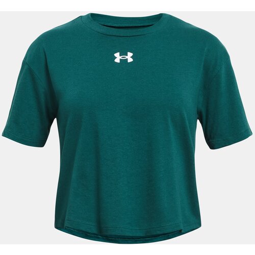 Under Armour T-Shirt UA CROP SPORTSTYLE LOGO SS-BLU - Girls Cene