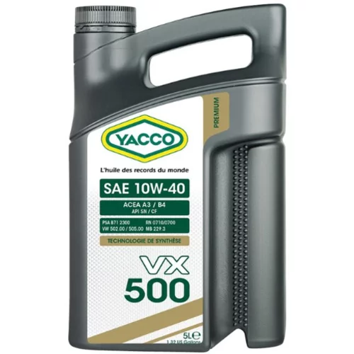 Yacco Olje VX 500 10W40 5L