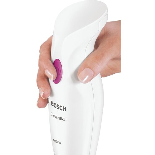 Bosch &amp;Scaron;tapni mikser MSM2410PW 400 W s posudom za miksanje bijela, ljubičasta Slike