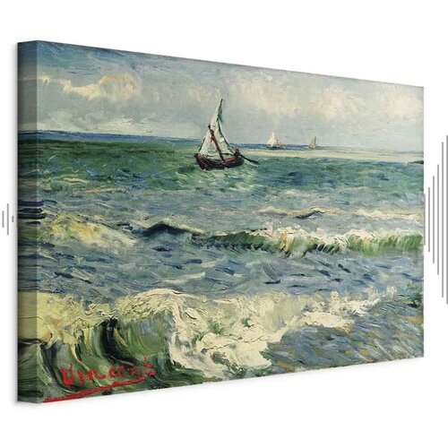  Slika - Vincent van Gogh – Seascape at Saintes-Maries 60x40 Akustična Cene