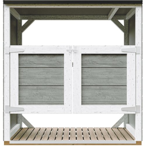 Timbela Nadstre&amp;scaron;ek za smetnjake 2x240L, vrtna shramba M980A-TUNDRA GREY, (5000227476) Slike