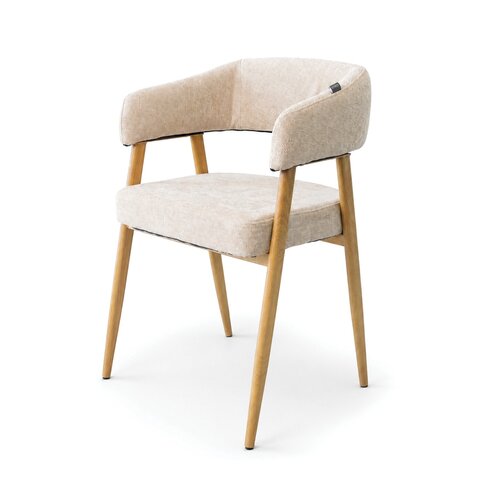 Silla Trpezarijska Stolica Zara, krem Slike