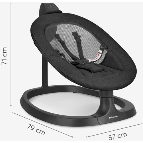 Kikka Boo Ljulja&amp;scaron;ka Zazu Black KKB11095 Slike