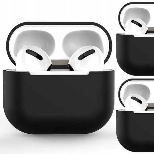 HURTEL OVITEK SILIKONSKI OVITEK ZA AIRPODS PRO ČRNI OVITEK, (22006400) Slike