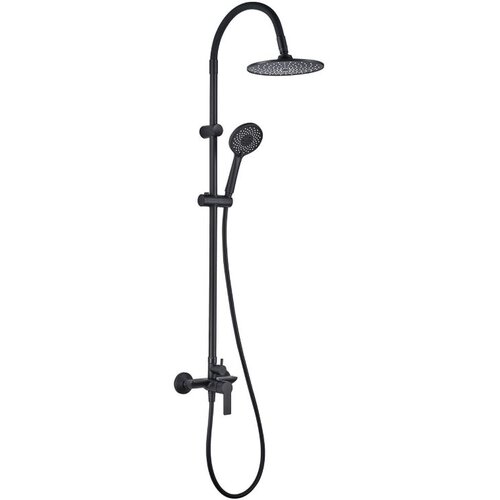 Inter Ceramic alisado usponski tuš set – Mat crna, 6544MB Cene
