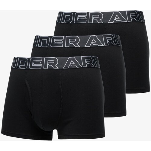 Under Armour Mu&amp;scaron;ke bokserice Perf Cotton 6in 3Pack Black S Slike