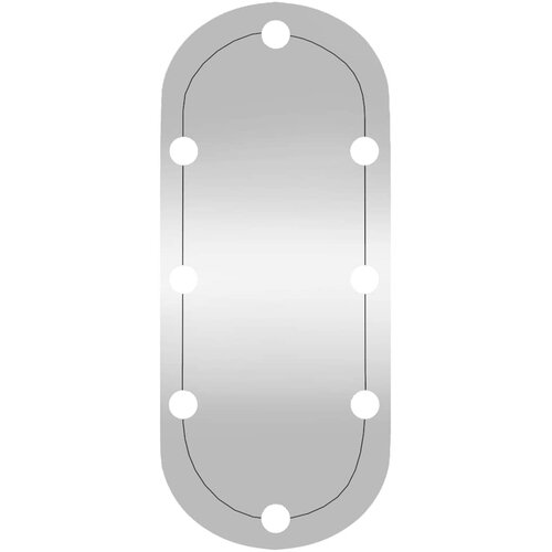  Zidno ogledalo s LED svjetlima 30 x 70 cm stakleno ovalno Slike