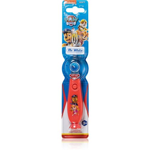 Nickelodeon Paw Patrol Flashing Toothbrush baterijska zobna &amp;scaron;četka za otroke soft 3+ 1 kos Slike
