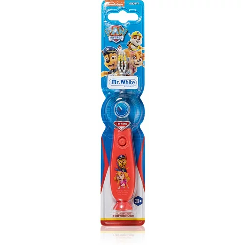 Nickelodeon Paw Patrol Flashing Toothbrush baterijska zobna ščetka za otroke soft 3+ 1 kos