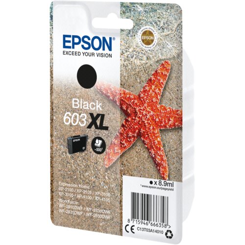 Epson Originalna črna kartu&scaron;a 603Xl - C13T03A140 [Ml-8.9][Pag-500], (21407463) Cene
