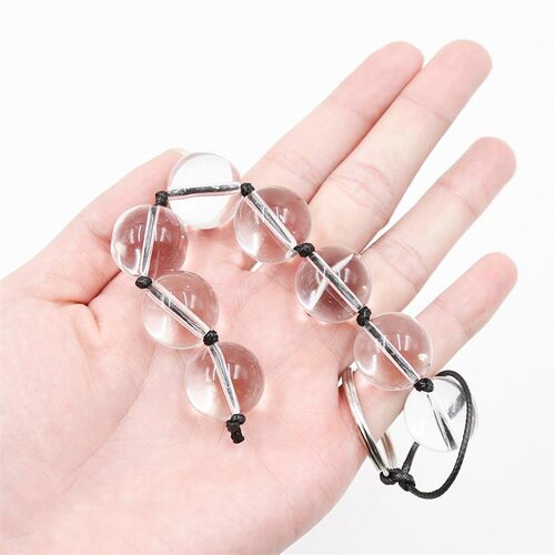 LATETOBED BDSM Line Glass Anal Beads L Cene