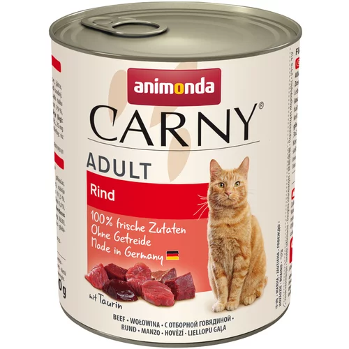 Animonda Varčno pakiranje Carny Adult 12 x 800 g - Govedina