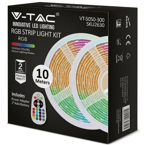 V-tac LED TRAKA RGB SET SA DALJINSKIM 2x5m IP20 2630 VTAC Cene