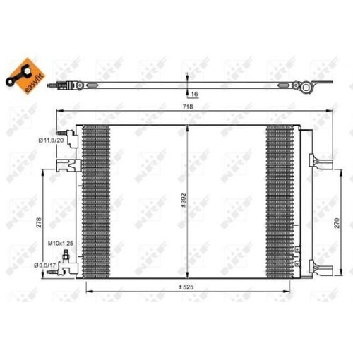 NRF HLADILNIK KLIME-KONDENZATOR OPEL ASTRA-J 13377762 Cene