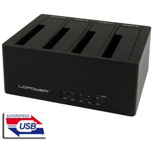 LC-Power LC-DOCK-U3-4BHDD docking station2,5"/3,5" SATA HDDs/SSDs Cijene