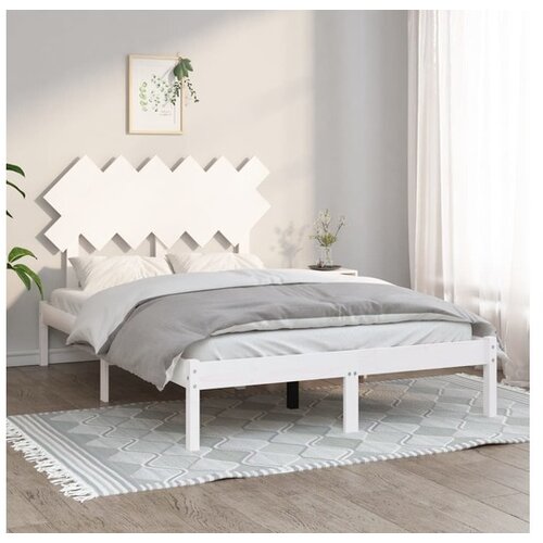  Posteljni okvir bel 120x200 cm trles Cene
