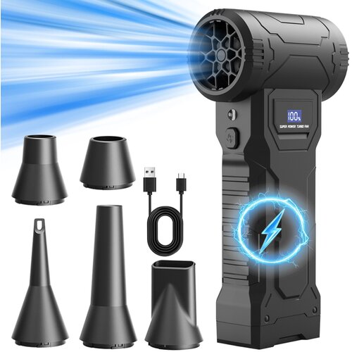 INF Prenosni mini puhalnik za prah &amp;ndash; 110000RPM, 4-stopenjski, 4000mAh, (5000335703) Slike