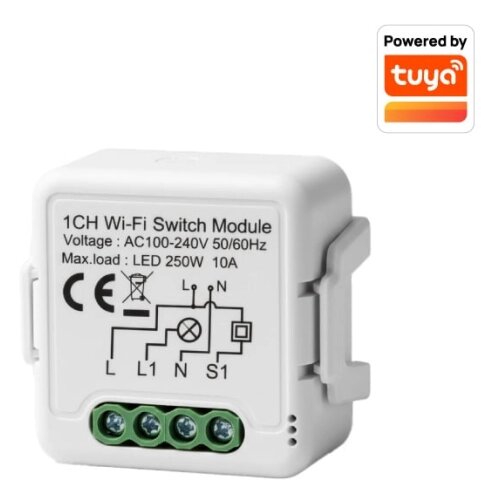  Wi-Fi smart prekidač-modul, 1x10A WFM-SWN01 Cene