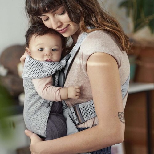BabyBj&amp;ouml;rn&amp;reg; ergonomska nosilka mini mesh 3d grey Slike