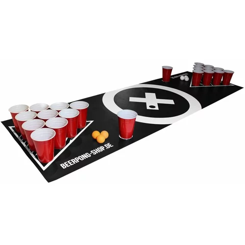 BeerCup Baseliner, igralna podloga za beer pong, avdio, ročaji, držalo za žogice, 6 žogic