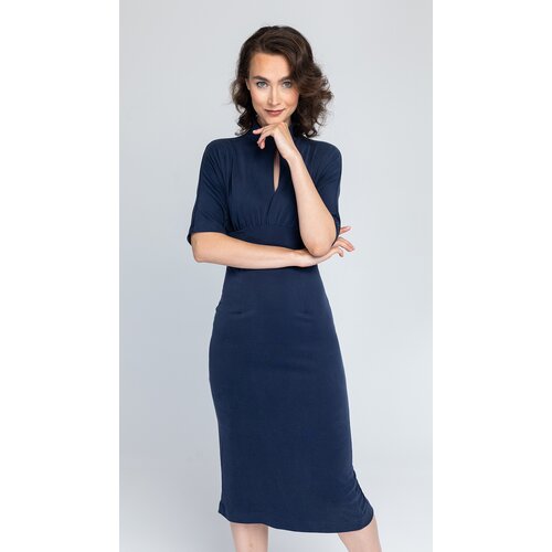 Benedict Harper Woman's Dress Lara Navy Blue Slike