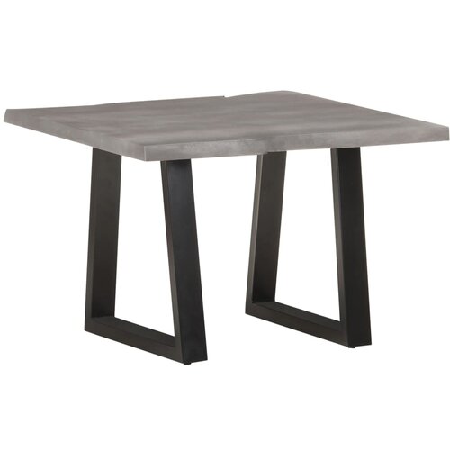 VidaXL Klubska mizica z živimi robovi 60x60x40 cm trden akacijev les, (21013911) Slike