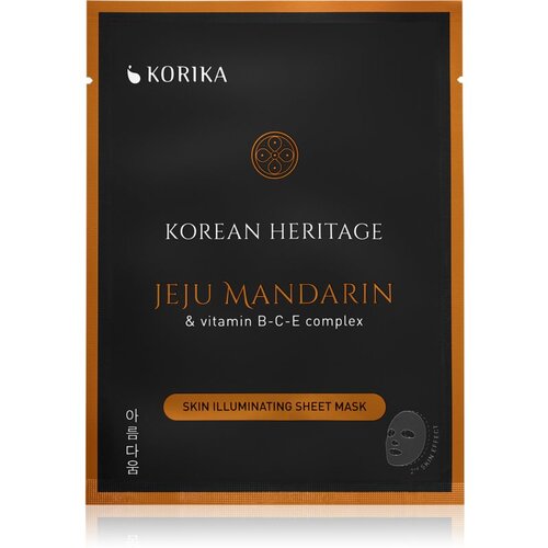 KORIKA Korean Heritage Set of 5 Skin Illuminating Face Sheet Masks set mask za obraz po znižani ceni (za osvetlitev kože) Slike