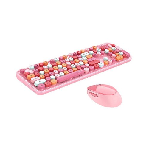 MOFII Retro set bežična tastatura i mi&scaron; Sweet roza Cijene