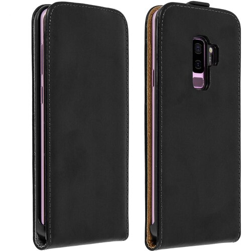 AVIZAR vertikalna preklopna torbica, usnjena magnetna torbica za samsung galaxy S9 plus – črna, (20526739) Cene