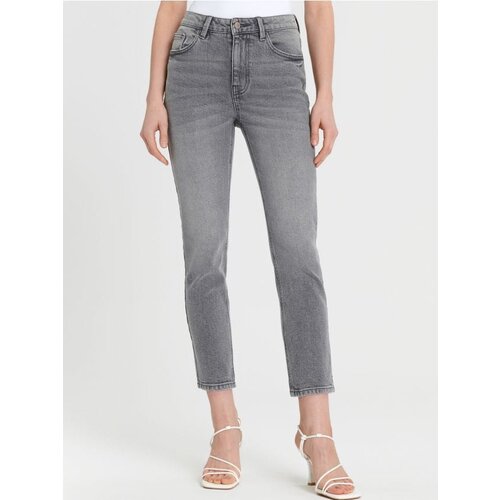 Sinsay ženske straight mid rise traperice ZA988-90J Slike