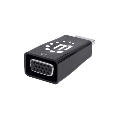 Manhattan 151542 HDMI adapter [1x moški konektor HDMI - 1x ženski konektor VGA] črna, (20430174) Cene
