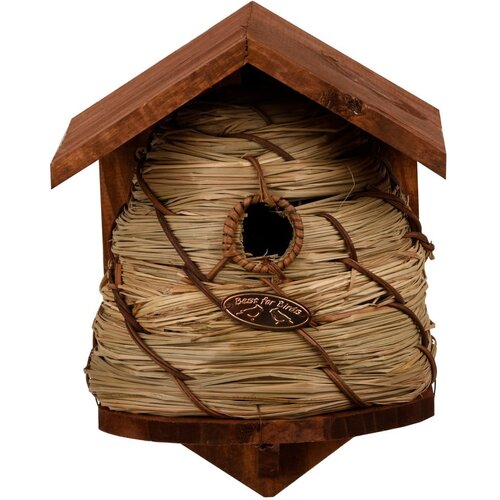  Drvena/od trske kućica za ptice Hive – Cene