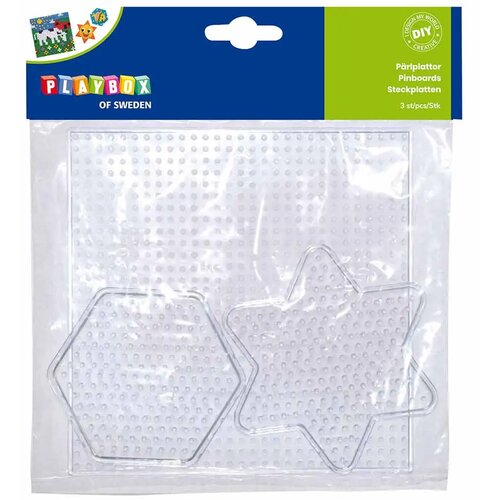 Playbox 5mm midi likalne perle osnovna plošča, paket 3 kosov Cene