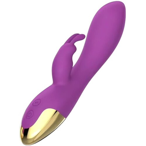 Mroow zečji vibrator s ručkom za klitoris (ljubičasti) Slike