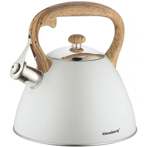 Klausberg čajnik 3 l, bel / les, indukcija, (20508883) Cene
