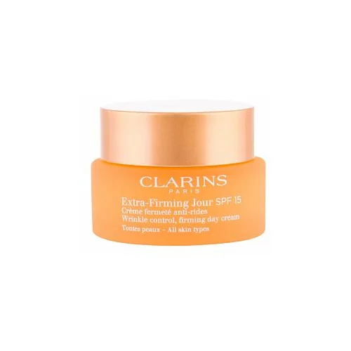 Clarins Extra-Firming Jour SPF 15 krema za učvrstitev z uv zaščito 50 ml za ženske