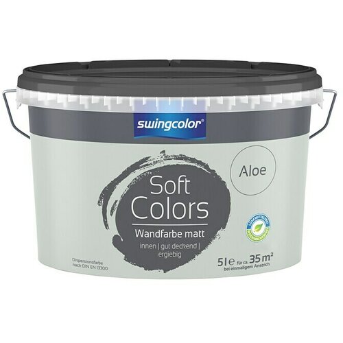 SWINGCOLOR Soft Colors Boja za zid (Aloe, Mat, 5 l) Cijene