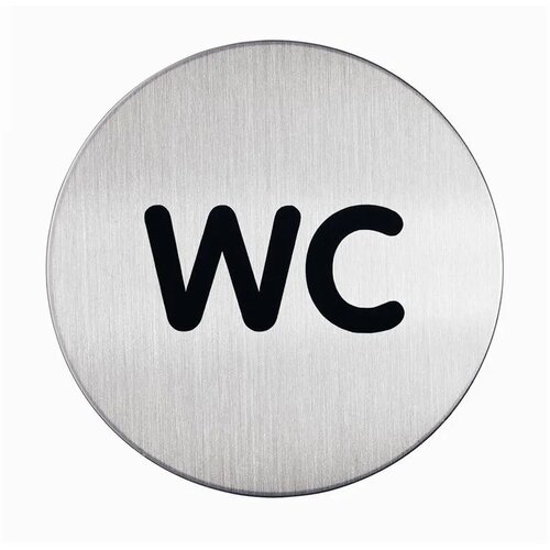 Durable piktogram - WC, fi 83mm (4907) DU490723 Cene