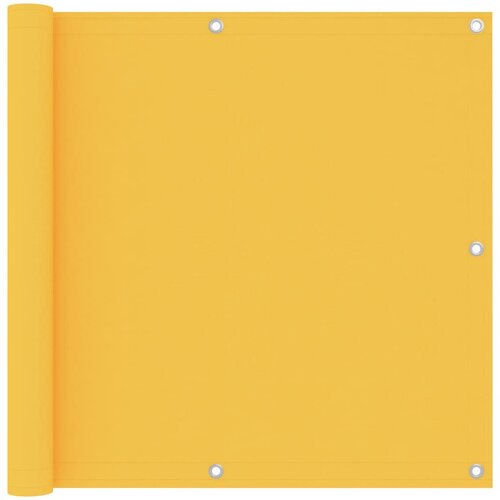 vidaXL Balkonsko platno rumeno 90x500 cm oksford blago, (20692772) Cene