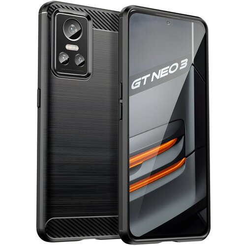  Futrola Carbon Shield TPU za Realme GT Neo 3 - Crna KP25736 Cene