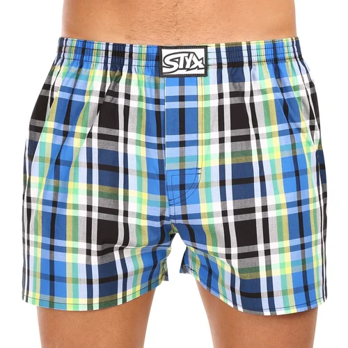 STYX Men's shorts classic rubber oversize multicolor