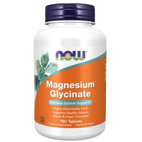 Now Foods Magnezijev glicinat NOW (180 tablet) Slike