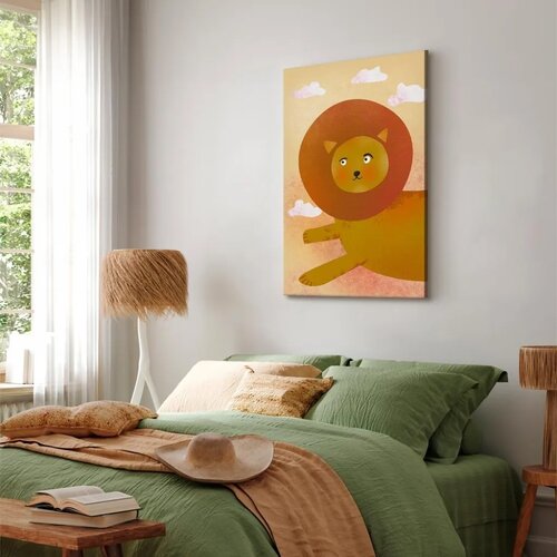  Slika - Lion\&amp;#039;s Fun (1 Part) Vertical 20x30 Premium Print Slike