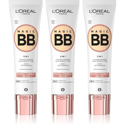 L&amp;acute;Or&amp;eacute;al Paris Magic BB BB krema ugodno pakiranje 3 kos Slike