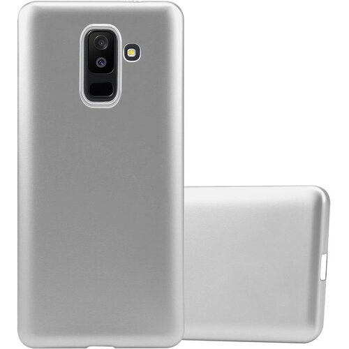 Cadorabo Case, združljiv s Samsungom v kovinskem srebru - za&amp;scaron;čitni pokrov, narejen iz fleksibilnega silikona TPU, (20588768) Slike